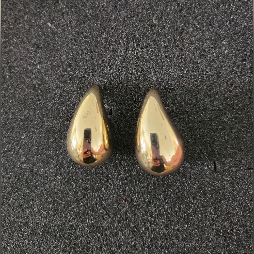 925 sterling silver gold plated earrings